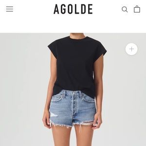 AGOLDE Parker Vintage Cut Off Short